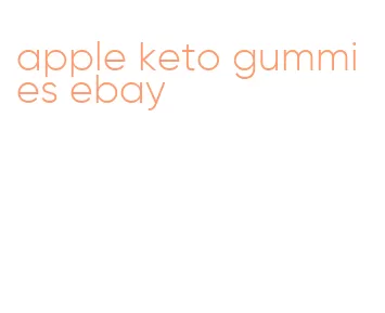 apple keto gummies ebay