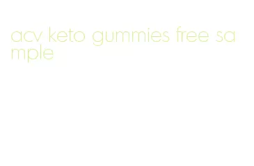 acv keto gummies free sample