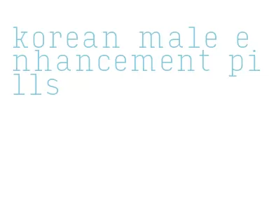 korean male enhancement pills