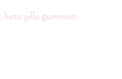 keto jello gummies