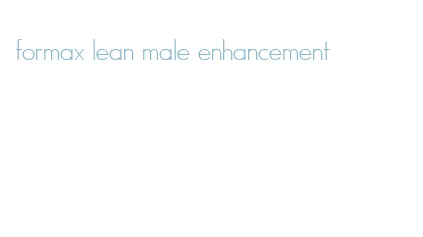 formax lean male enhancement