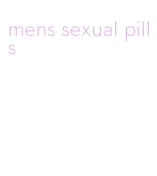 mens sexual pills