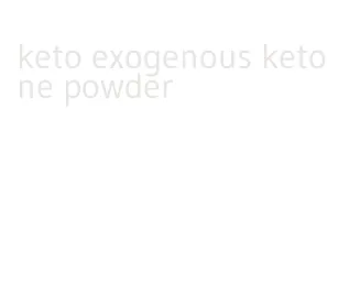 keto exogenous ketone powder