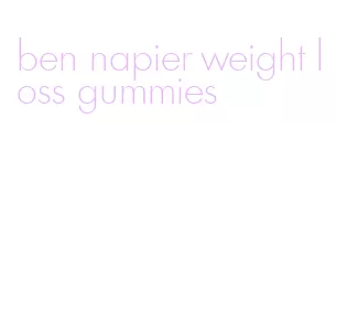 ben napier weight loss gummies