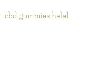 cbd gummies halal