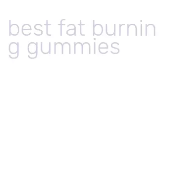 best fat burning gummies