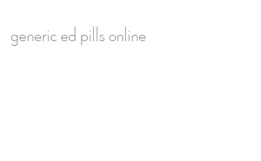 generic ed pills online