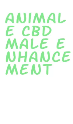 animale cbd male enhancement