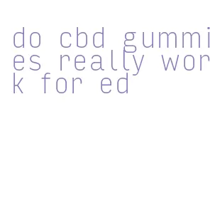 do cbd gummies really work for ed