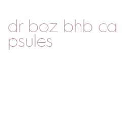 dr boz bhb capsules