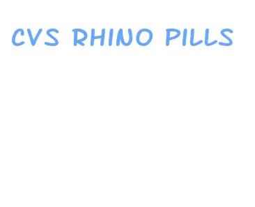 cvs rhino pills