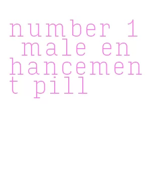 number 1 male enhancement pill