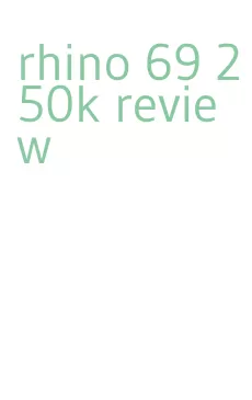 rhino 69 250k review