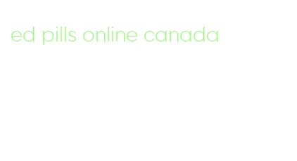 ed pills online canada