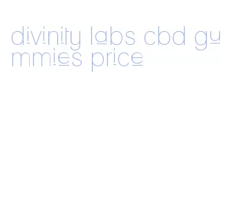 divinity labs cbd gummies price