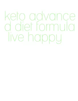 keto advanced diet formula live happy