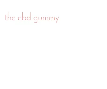 thc cbd gummy