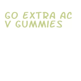 go extra acv gummies