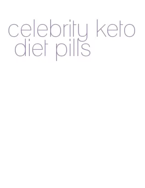 celebrity keto diet pills