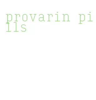 provarin pills