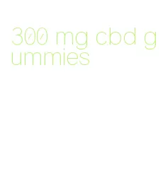 300 mg cbd gummies