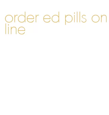 order ed pills online