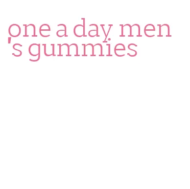 one a day men's gummies