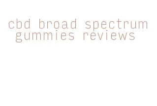 cbd broad spectrum gummies reviews