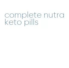 complete nutra keto pills