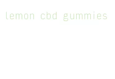 lemon cbd gummies