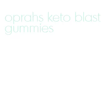 oprahs keto blast gummies