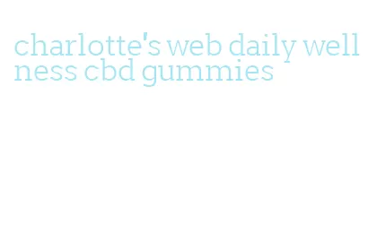 charlotte's web daily wellness cbd gummies