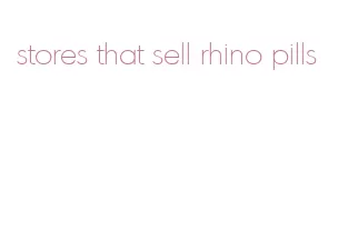 stores that sell rhino pills