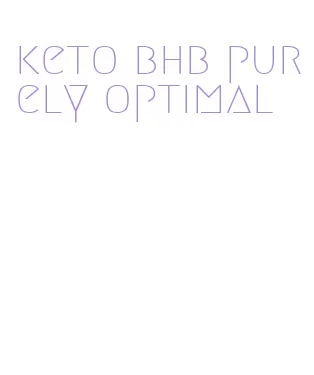 keto bhb purely optimal