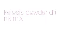 ketosis powder drink mix