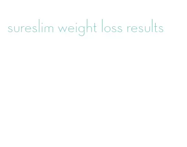 sureslim weight loss results