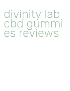 divinity lab cbd gummies reviews