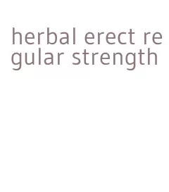 herbal erect regular strength