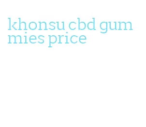 khonsu cbd gummies price