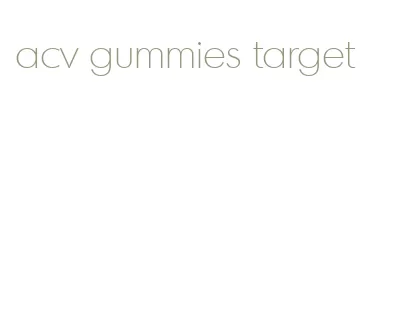 acv gummies target