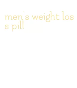 men's weight loss pill