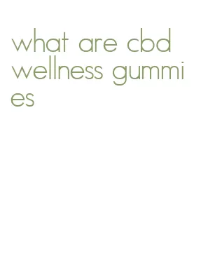 what are cbd wellness gummies