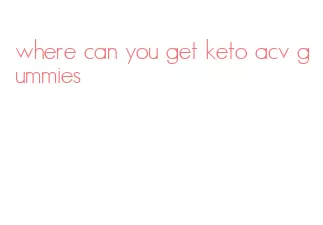 where can you get keto acv gummies