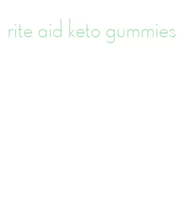 rite aid keto gummies