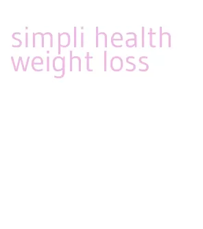 simpli health weight loss