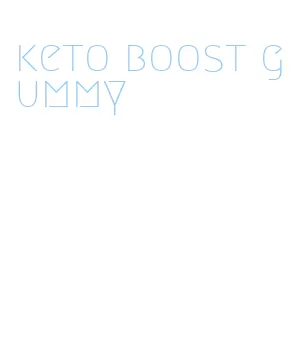 keto boost gummy