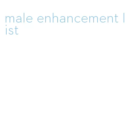 male enhancement list