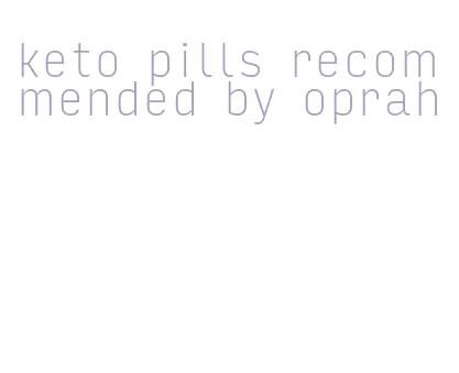 keto pills recommended by oprah