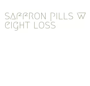 saffron pills weight loss