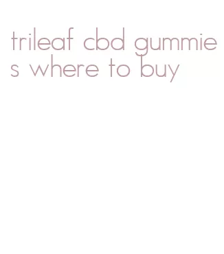 trileaf cbd gummies where to buy